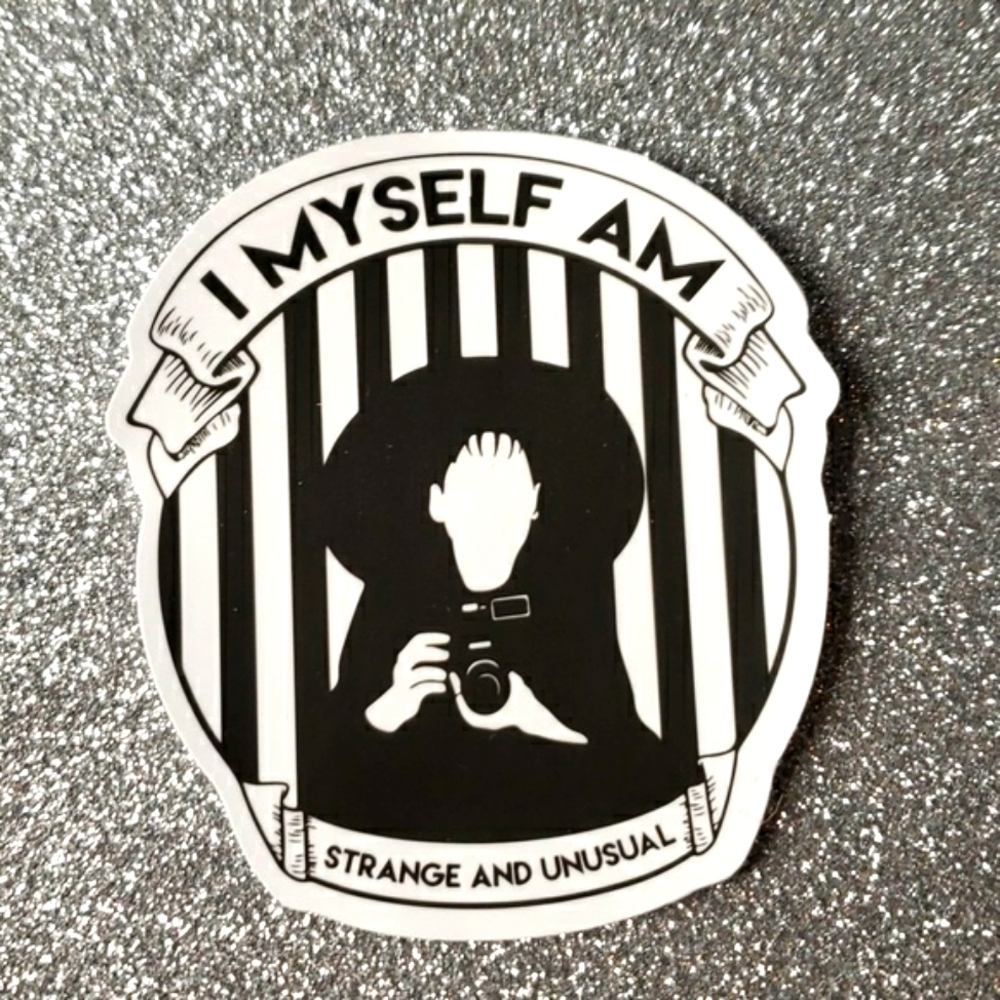 10/$10 BEETLEJUICE Lydia Quote waterproof sticker